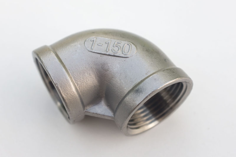 Raccord Coudé 90° Ou 45° En Inox 304 - Filetage BSP Femelle/mâle 1/8" à 2", Pour Air, Eau Ou Huile