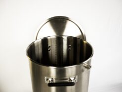 micro-clamp brew pot C1-30 304 stainless lid with silicone cover