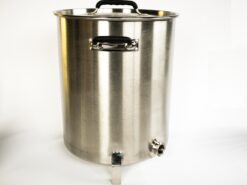 back of micro-clamp brew pot C1-60  stainless